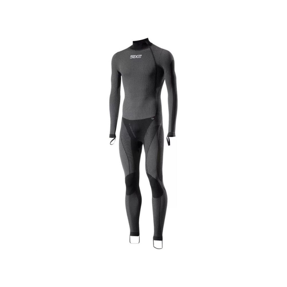 MONO ENTERO TEMPORADA CON CUELLO ALTO SIX2 NEGRO CARBONO MONO ENTERO TEMPORADA CON CUELLO ALTO SIX2 NEGRO CARBONO