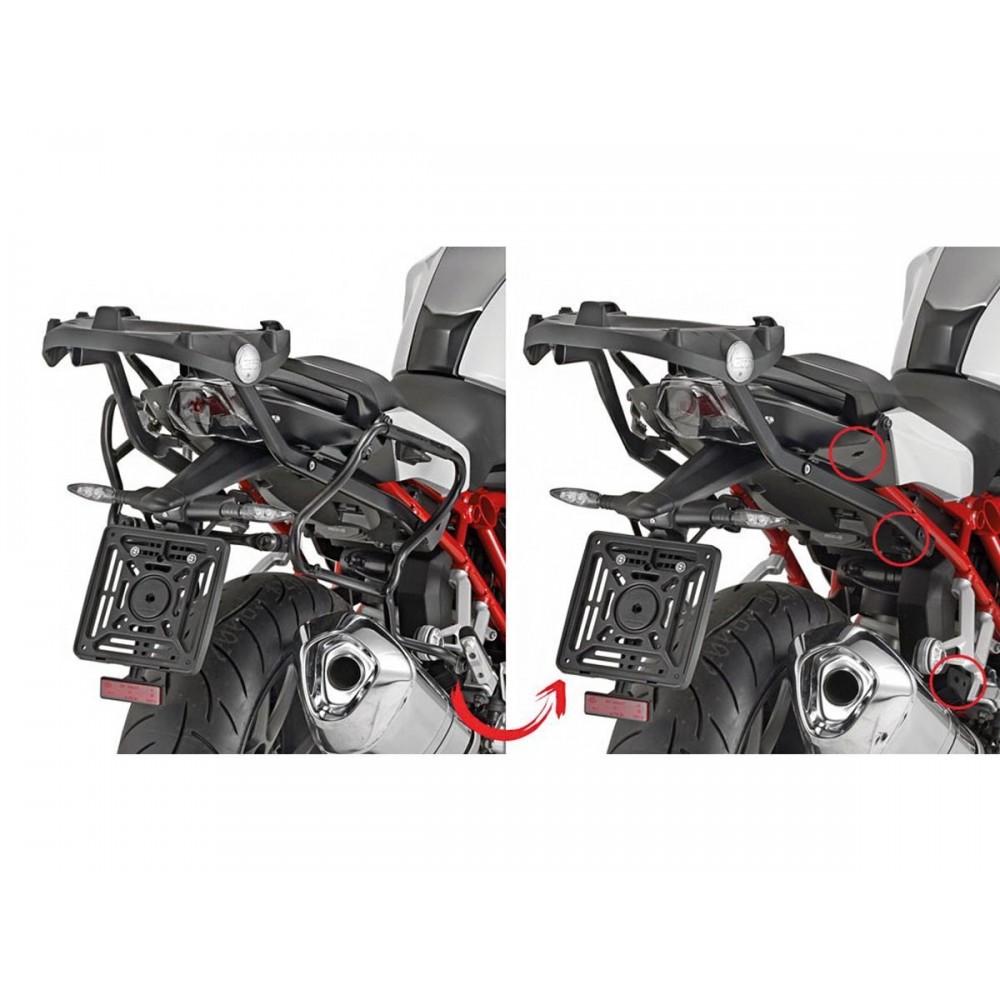 PUERTO LATERAL ATAQUE ATAQUEO MONOKEY SIDE GIVI BMW R 1250 RS 2019-2022 PUERTO LATERAL ATAQUE ATAQUEO MONOKEY SIDE GIVI BMW R 1250 RS 2019-2022